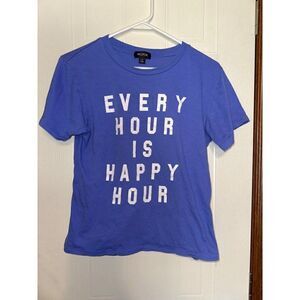 WildFox “Every Hour Is Happy Hour” T-Shirt  Size Small